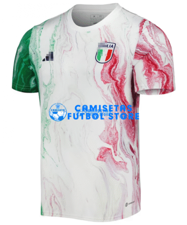Camiseta Italia 2023 Pre-Match Blanco/Verde/Rojo