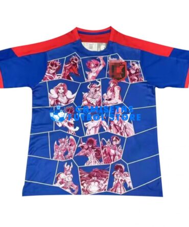 Camiseta Japón 2023 Anime Azul/Rojo