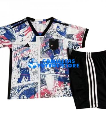 Camiseta Japón 2023 Anime Blanco Niño Kit