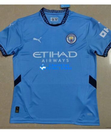 Camiseta Manchester City 2024/2025 Azul/Negro