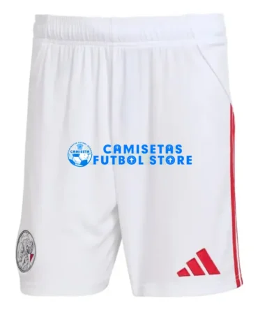 Pantalón Corto Ajax 1ª Equipación 2025/2026 Blanco