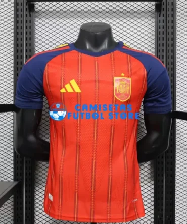 Camiseta España 1ª Equipación Mundial 2026 Rojo/Azul (EDICIÓN JUGADOR)